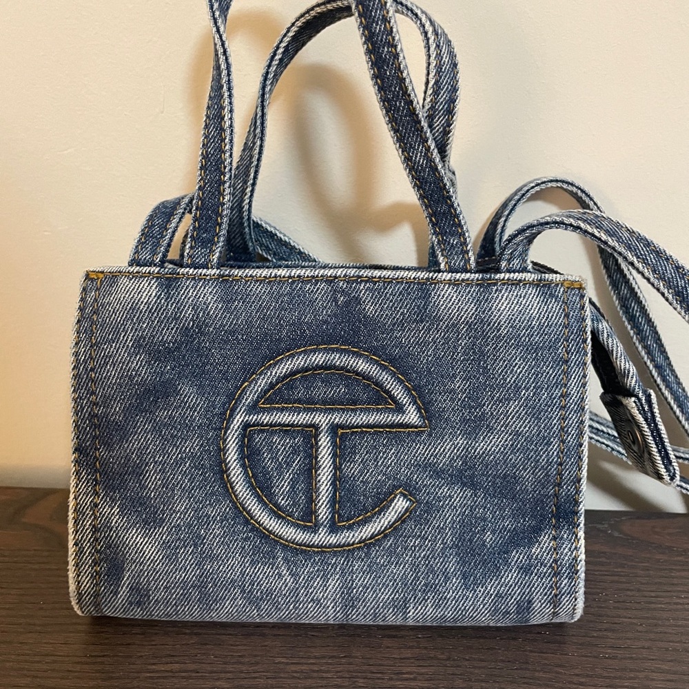 Telfar Small Shopper Denim
